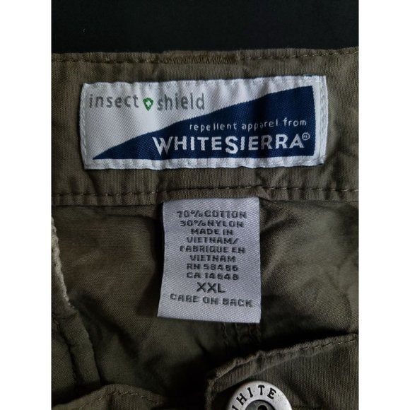 White Sierra Insect Shield Convertible Pants Men's Size XXL Tan - Picture 6 of 8
